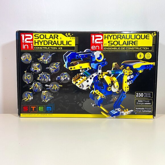 STEM 12 in 1 Solar Hydraulic Construction Kit - Picture 1 of 7